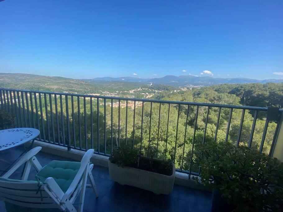 2-Room 60 M², Panoramic View, 2 Balconies, 50M Pool Cagnes-sur-Mer Kültér fotó