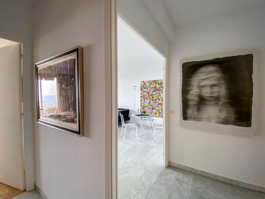 2-Room 60 M², Panoramic View, 2 Balconies, 50M Pool Cagnes-sur-Mer Kültér fotó